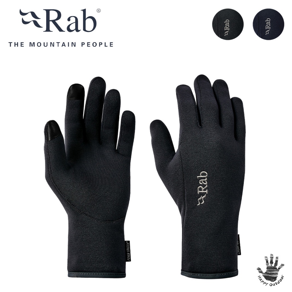 Rab Power Stretch Contact Glove 男款 保暖刷毛觸控手套 彈性透氣保暖手套 QAH-55