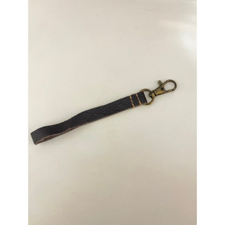 💕💕☆Y.C.☆Shop 手工牛皮 鑰匙圈 吊飾 字母 客製化設計 深咖啡色掛鉤手提繩-長