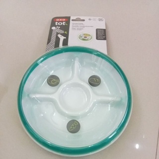 美國OXO tot分格餐盤(全新綠)