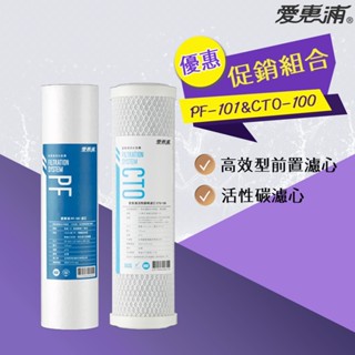 【思維康SWEETCOM】愛惠浦 EVERPURE PF101 PF-101 CTO100 CTO-100優惠組合濾芯