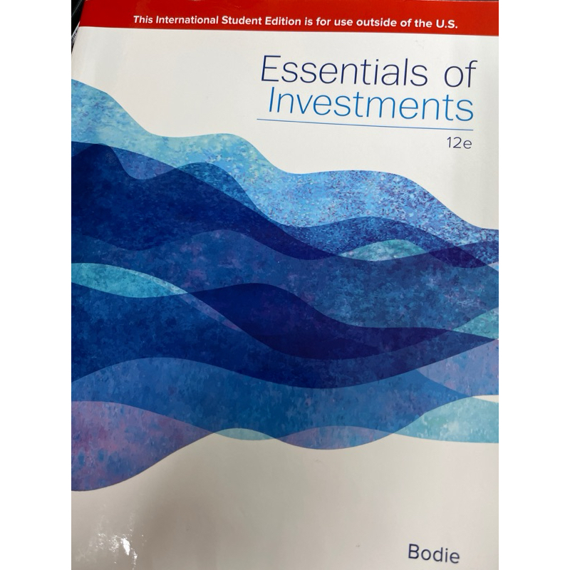 Essentials of investments 12e 投資學原文書12版