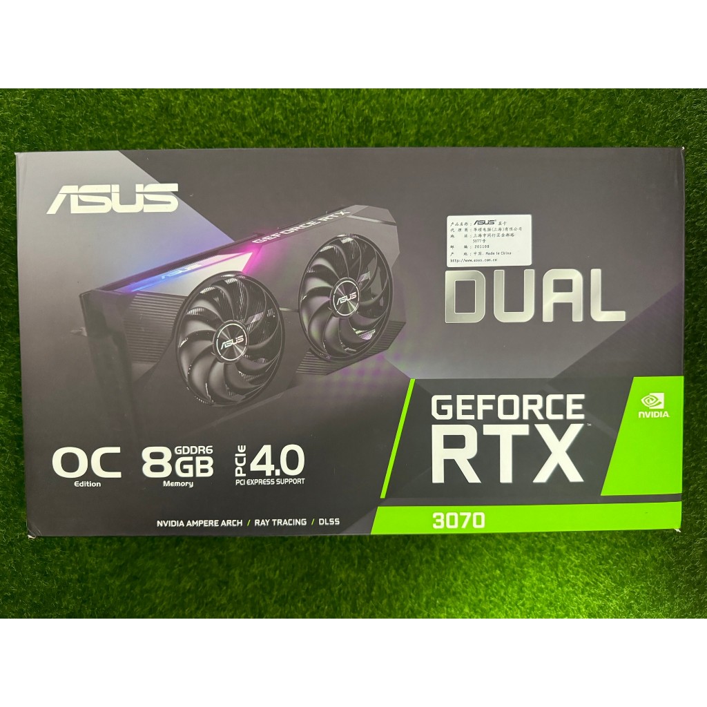 華碩ASUS RTX3070 顯示卡空盒 RTX3070