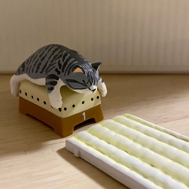 日本 stasto 扭蛋 懶洋洋 跳箱貓咪 動物轉蛋 跳箱貓 盒玩 公仔 模型 貓咪 玩具 日本扭蛋 裝飾品 擺飾品