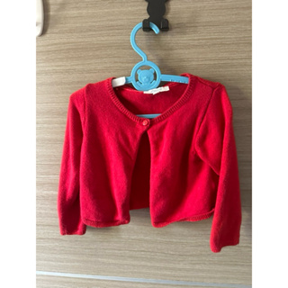 法國知名童裝Jacadi紅針織外套（18m)
