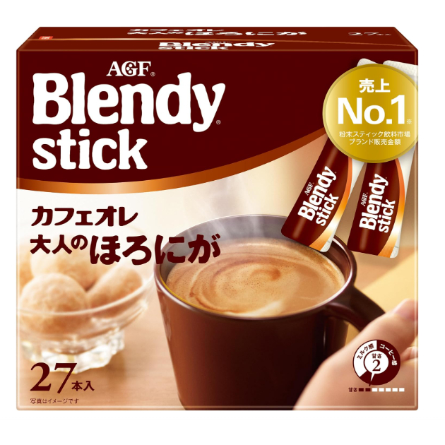 《現貨》小紅豆日貨 AGF Blendy 微甜 微苦 咖啡歐蕾 咖啡拿鐵 27入