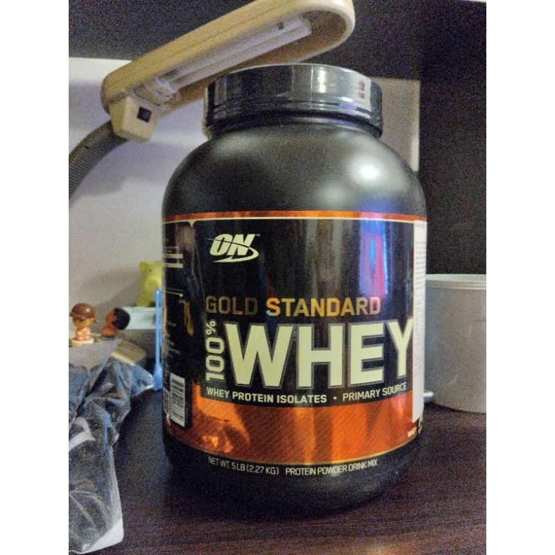 美國ON GOLD STANDARD WHEY 黃金比例5磅 健身營養高 Optimum Nutrition 乳清蛋白