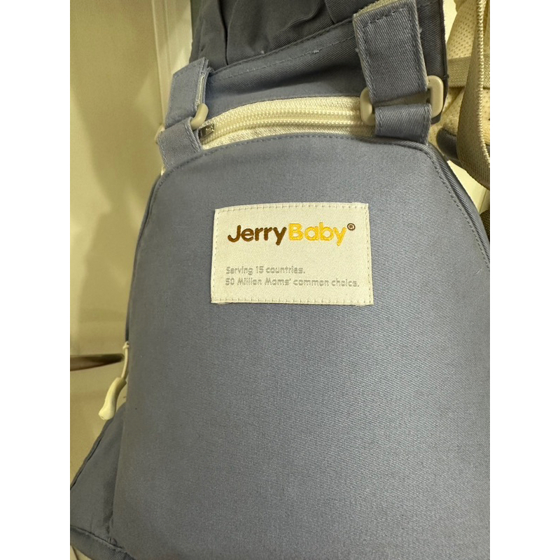 （二手、僅使用過一次）Jerrybaby二合一腰凳背巾/透氣款Babycare 二合一3D沙發座墊腰凳背帶/嬰兒背巾