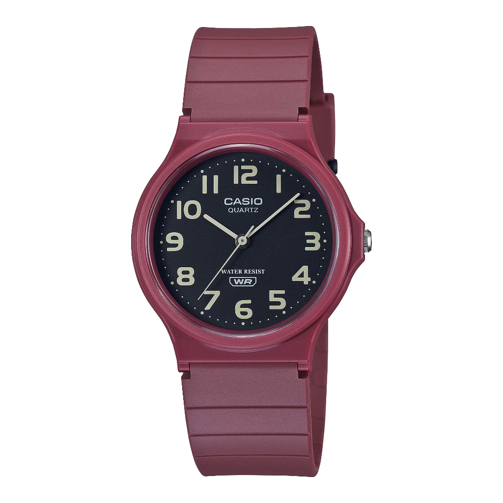 【高雄時光鐘錶】CASIO 卡西歐 MQ-24UC-4BDF 男女款 塑膠錶帶 指針錶 阿拉伯數字 整點 日常 學生錶