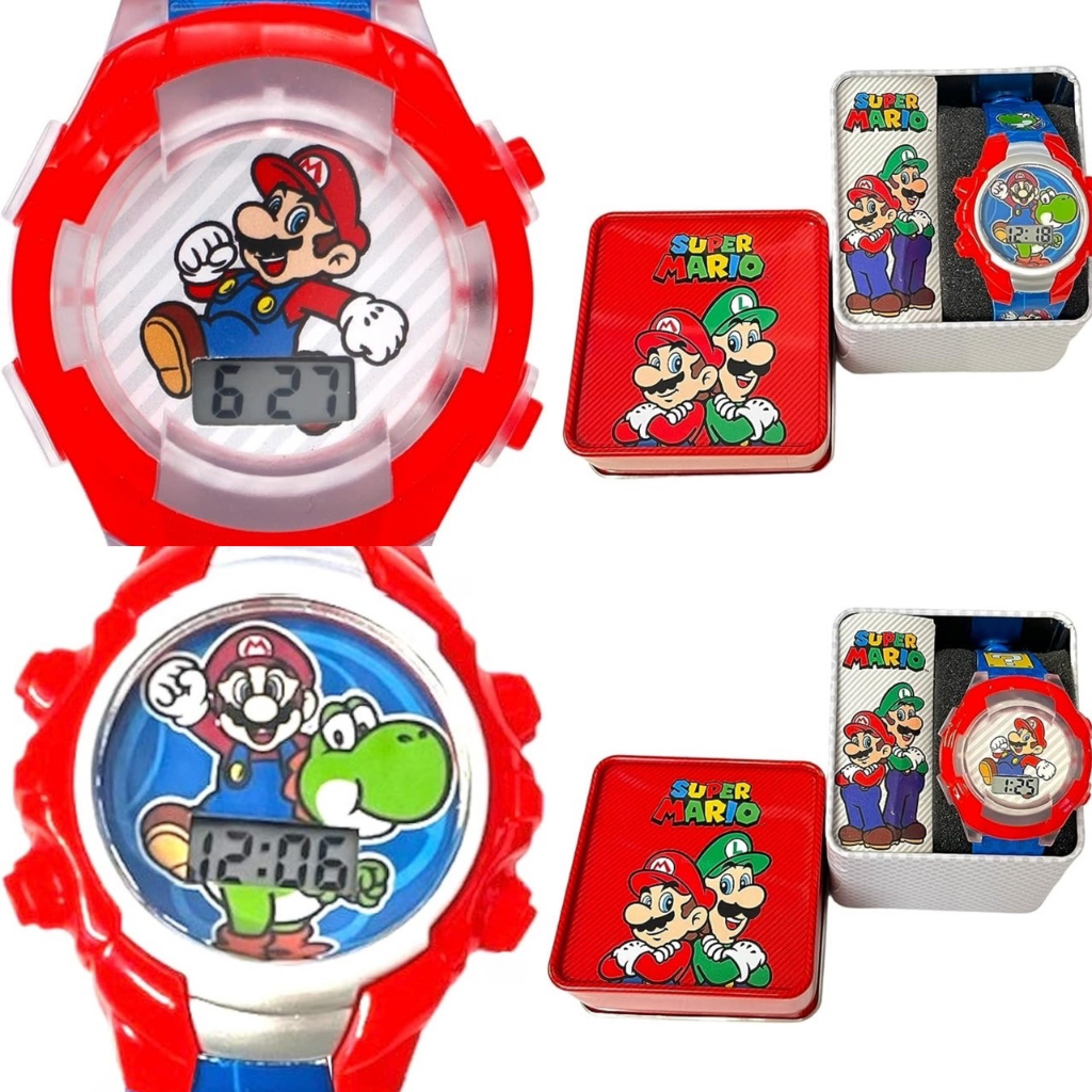 大特價！🚀美國正貨🚀 美國專櫃 Super Mario 超級瑪利歐 瑪利歐 馬力歐 兒童 手錶 電子錶 童錶