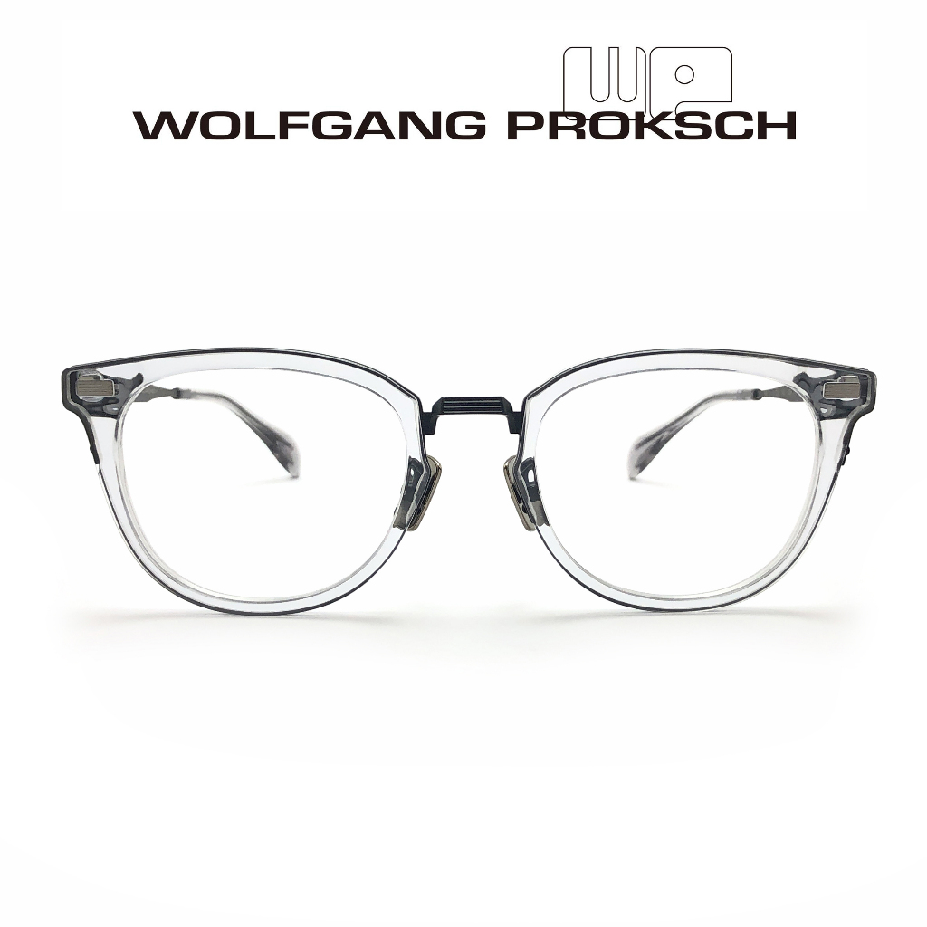 德國WOLFGANG PROKSCH 眼鏡 BB13 CGR/MB (透灰/黑) 鏡框【原作眼鏡】