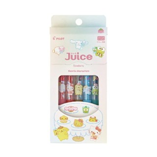 蝦皮隔日到貨(限量)PILOT百樂 三麗鷗 Juice果汁筆0.5-sanrio-五色入組【有盒版】-大耳狗組 墊腳石購物網