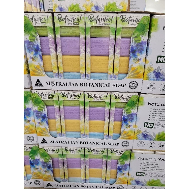 現貨 Australian Botanical Soap澳洲植物精油香皂綜合版（200克/8入）好市多COSTCO 代購