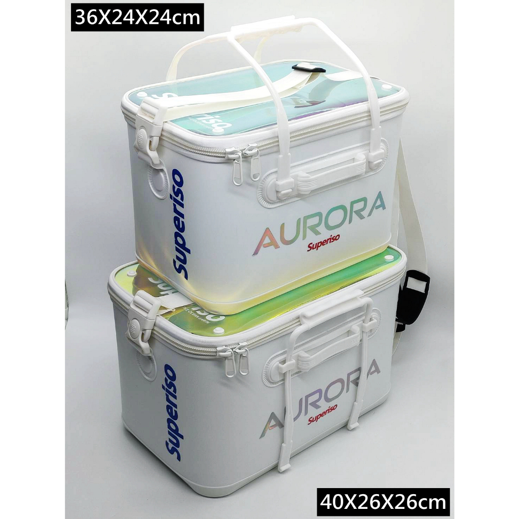 Superiso AURORA極光誘餌桶(白色)兩款尺寸.標配TPU防水背帶