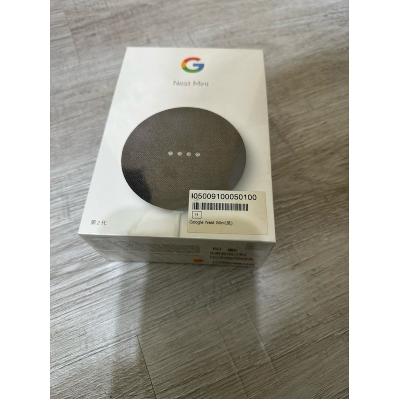 Google nest mini2代 中文版 全新（封膜未拆） 石墨黑