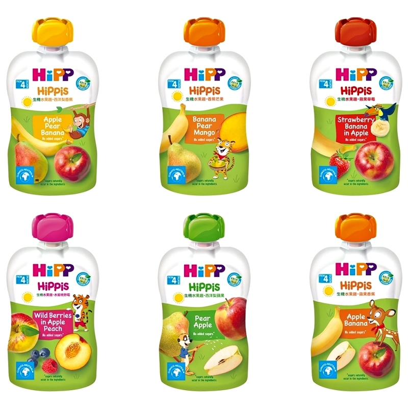 HiPP 喜寶 生機水果趣100g (蘋果香蕉/蘋果草莓/西洋梨香蕉/西洋梨蘋果/香蕉芒果/水蜜桃野莓)【衛立兒生活館】