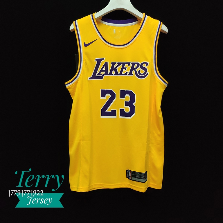 TerryJersey 湖人 24賽季 主場 客場 黃 Nike SW球迷版 NBA 球衣 過驗版 湖人隊 James