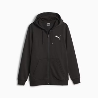 PUMA 休閒外套 基本系列Logo Holiday連帽外套(M) 男 67592501 黑 現貨