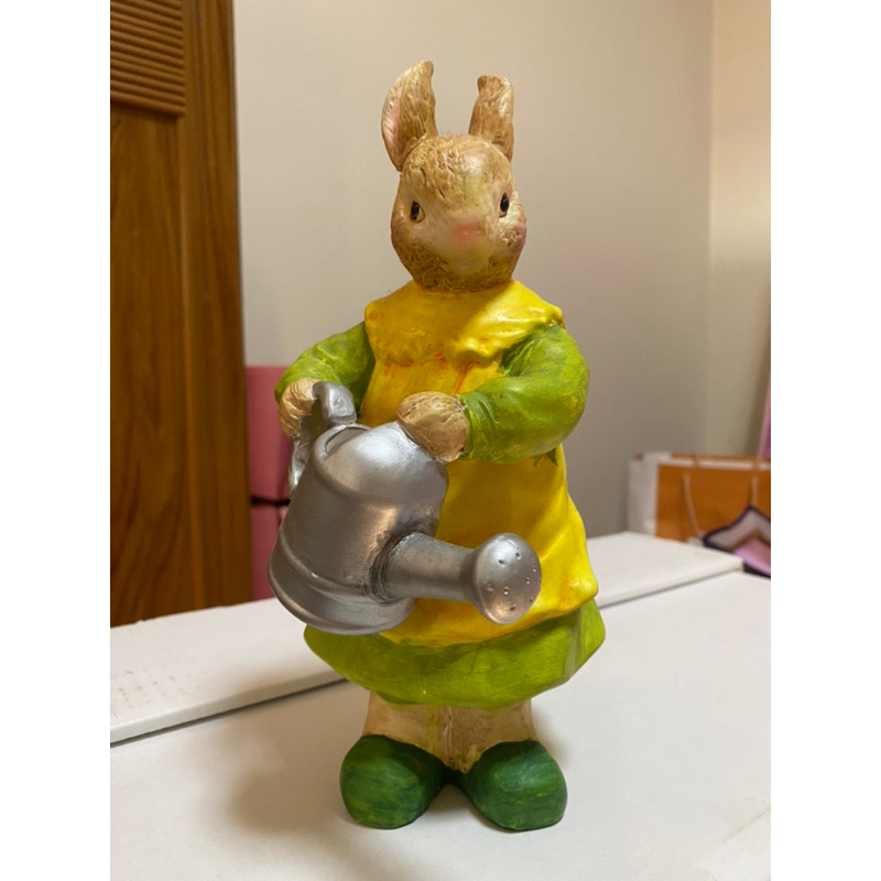陶瓷彼得兔 兔子 園藝裝飾品 陶瓷裝飾品 手工