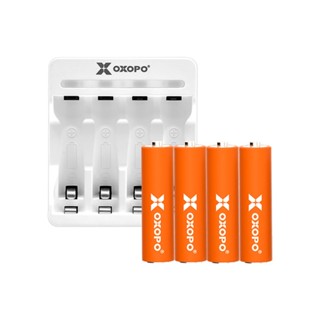 OXOPO XN S系列 AA 三號低自放鎳氫電池 4入 多用途 三號電池 含專用充電器 相機專家 公司貨