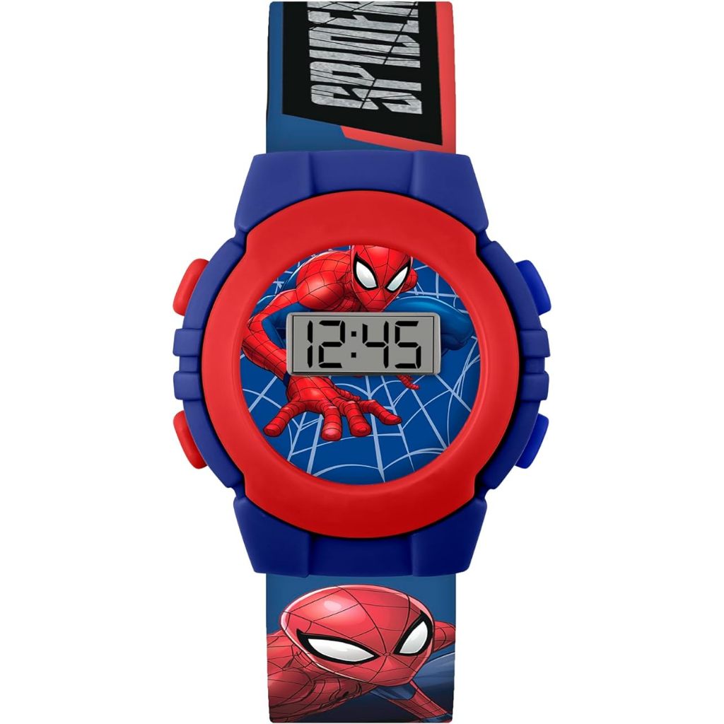 正版❤️英國迪士尼 復仇者聯盟 MARVEL 蜘蛛人 spider man 兒童 手錶 電子錶 學習手錶 錶