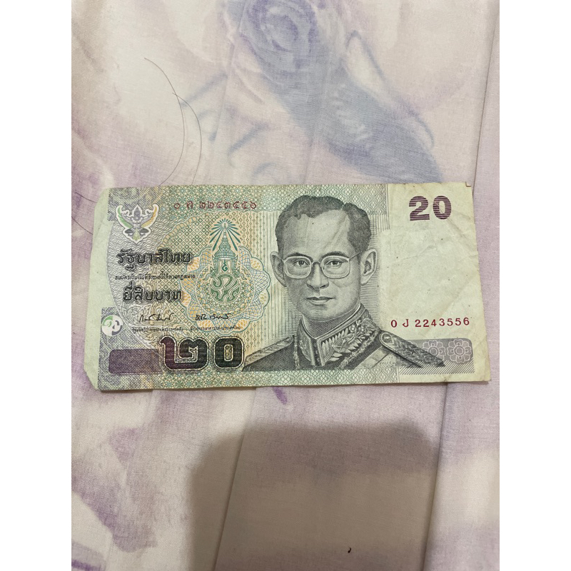賣泰國紙鈔20元 真鈔