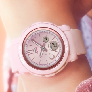 CASIO 卡西歐 BABY-G系列 寬型錶面漸層色調夜空手錶 BGA-290DS-4A