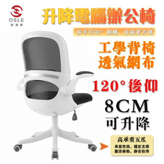 【OSLE】台灣現貨 辦公椅 電腦椅 書桌椅 學習椅 透氣升降椅 人體工學椅 學生久坐椅 學習椅子 舒適椅 家用椅老闆椅