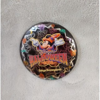 全新 日本迪士尼樂園 2002年 萬聖節米奇別針 米老鼠胸針 mickey mouse 徽章 disney resort