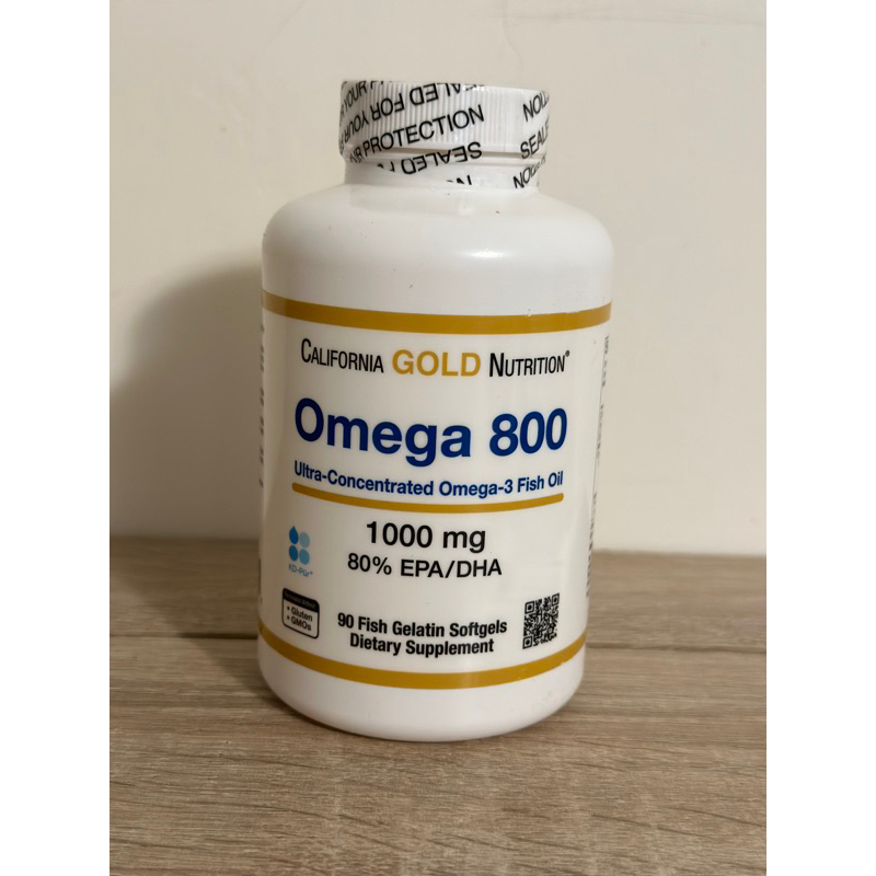 現貨在台* California Gold Nutrition 魚油 Omega 800 1000mg 90粒 快速出貨