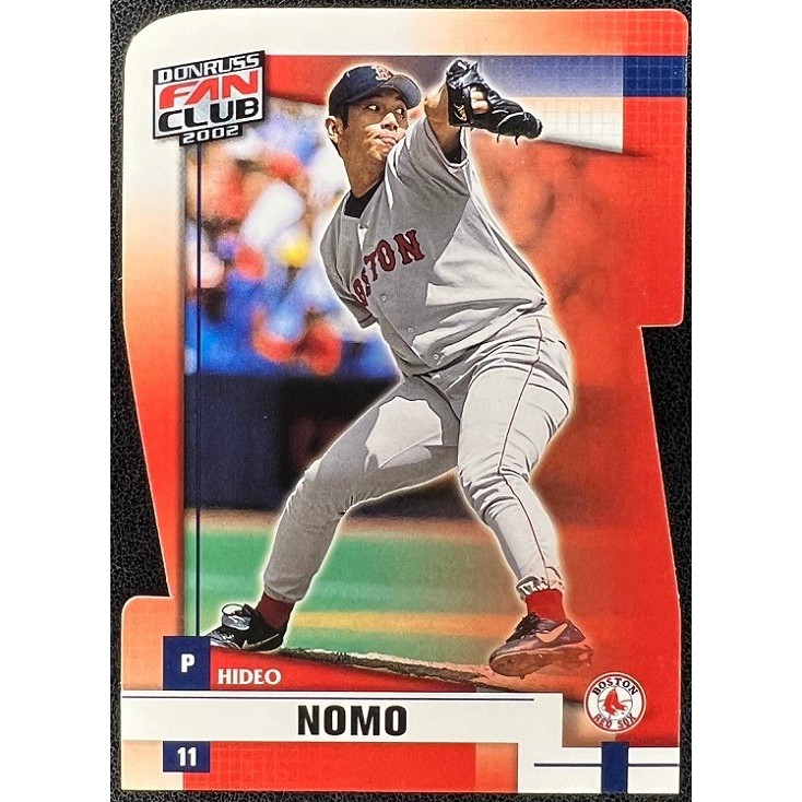 MLB 球員卡 Nomo 野茂英雄  2002 Donruss Fan Club Die-Cut