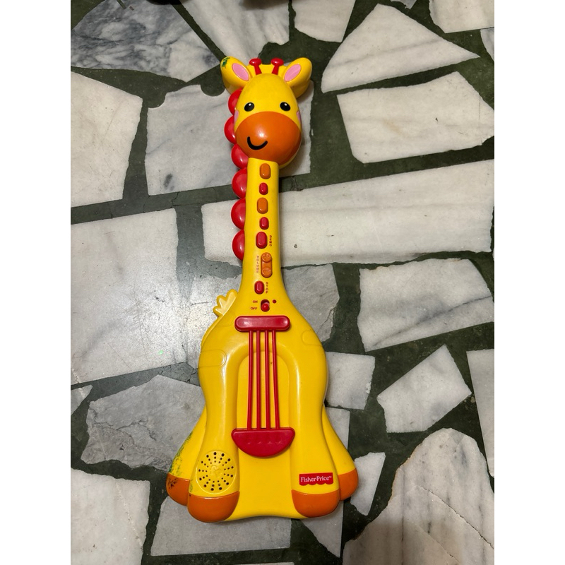 二手 Fisher price 費雪 長頸鹿吉他 學習教具 早教 幼兒玩具 Giraffe