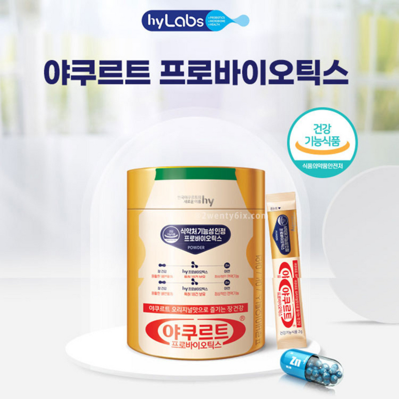 [免運/現貨/開發票] 韓國 HY Labs 養樂多益生菌 熱銷 益生菌 乳酸菌 保健 腸胃 排便 2g*60入/桶