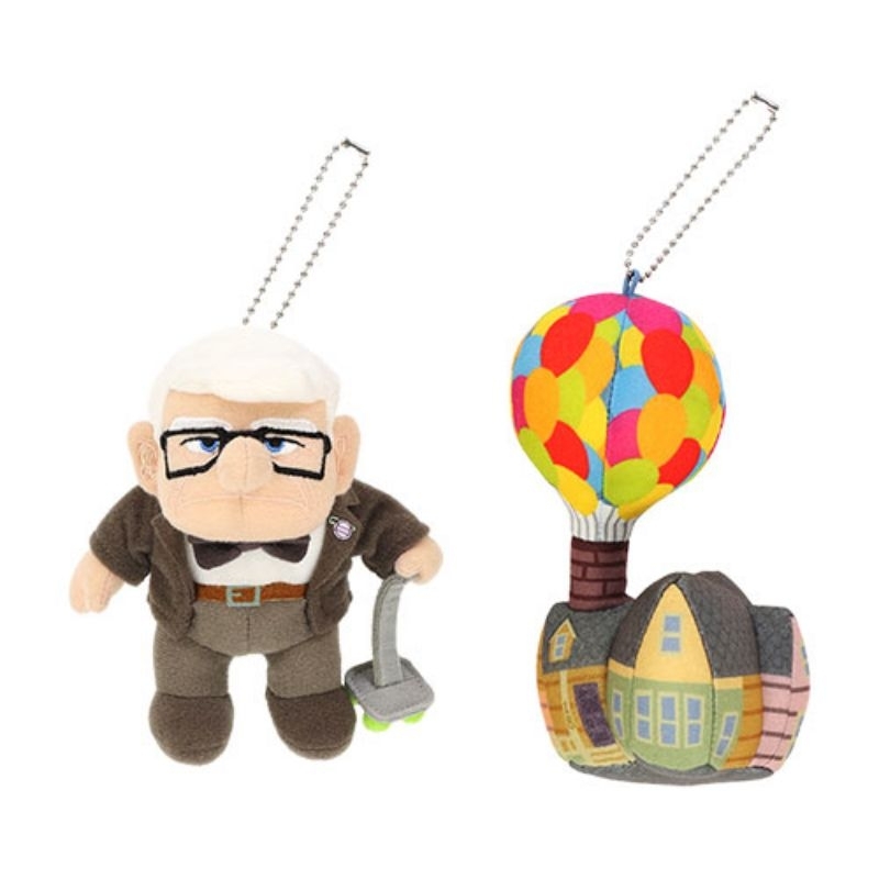 『玩樂一族』現貨 日本東京迪士尼樂園 天外奇蹟 卡爾爺爺 氣球房子 絨毛娃娃 玩偶 吊飾 全新