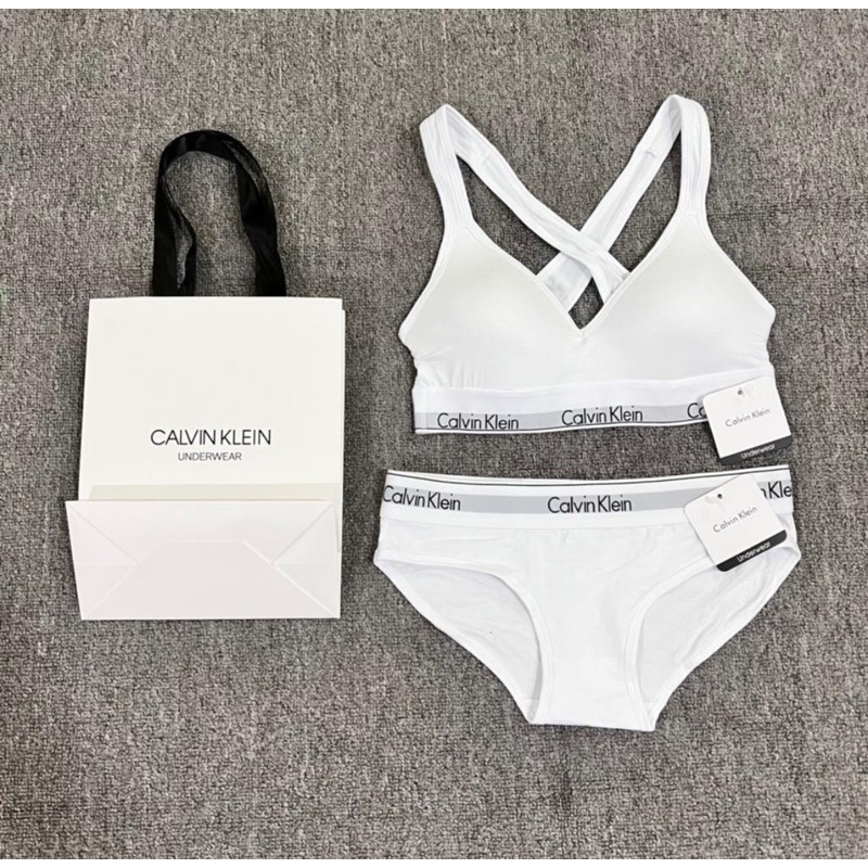 【Chiiih代購 】 Calvin Klein交叉款成套❤️‍🔥 有襯墊 無鋼圈 ck內衣 運動內衣