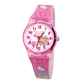日本品牌Hello kitty 三麗鷗卡通表 防潑水兒童手錶 KT錶 凱蒂貓兒童卡通手錶