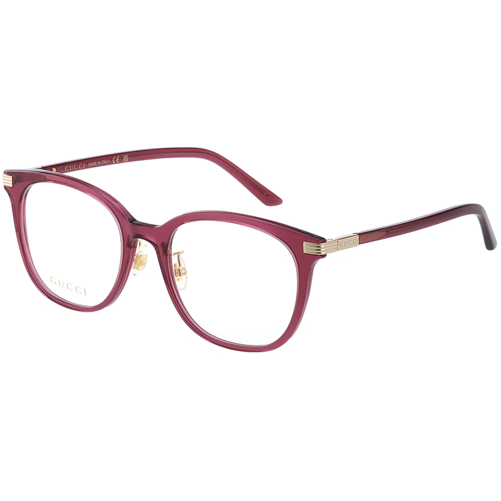 GUCCI 鏡框 眼鏡(透明紫紅色)GG1453OK