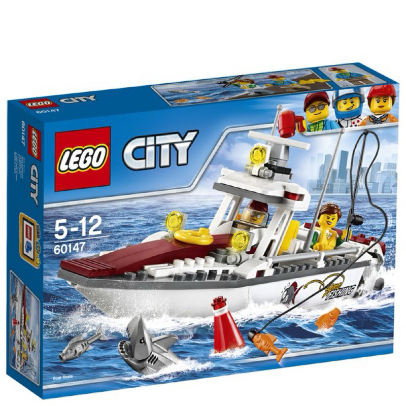 二手 有現貨 Lego 60147 Fishing Boat 釣魚船 city系列 絕版