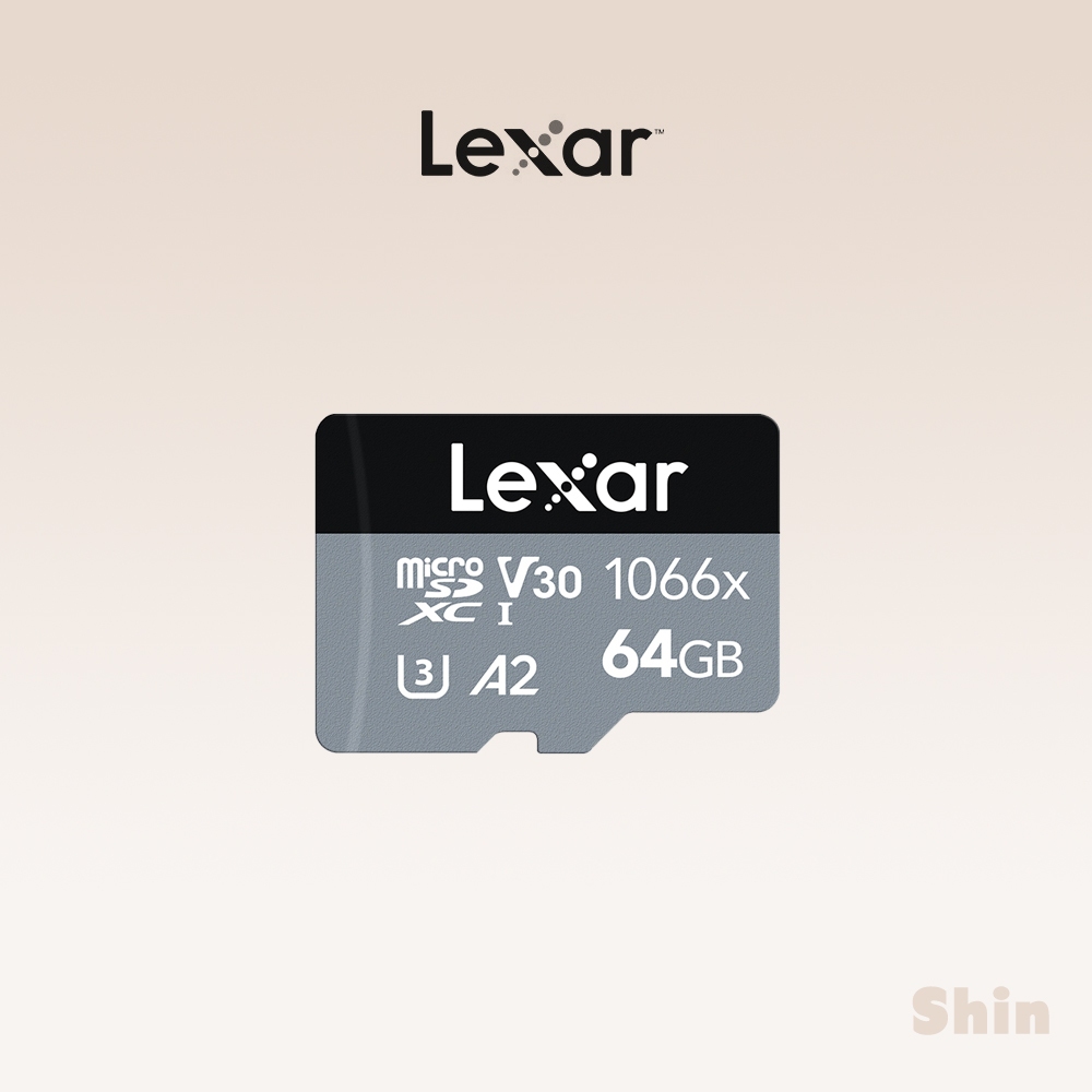 現貨24h💕【Lexar雷克沙】1066x microSDXC™ UHS-I 記憶卡-64G(臺灣公司貨) 64GB