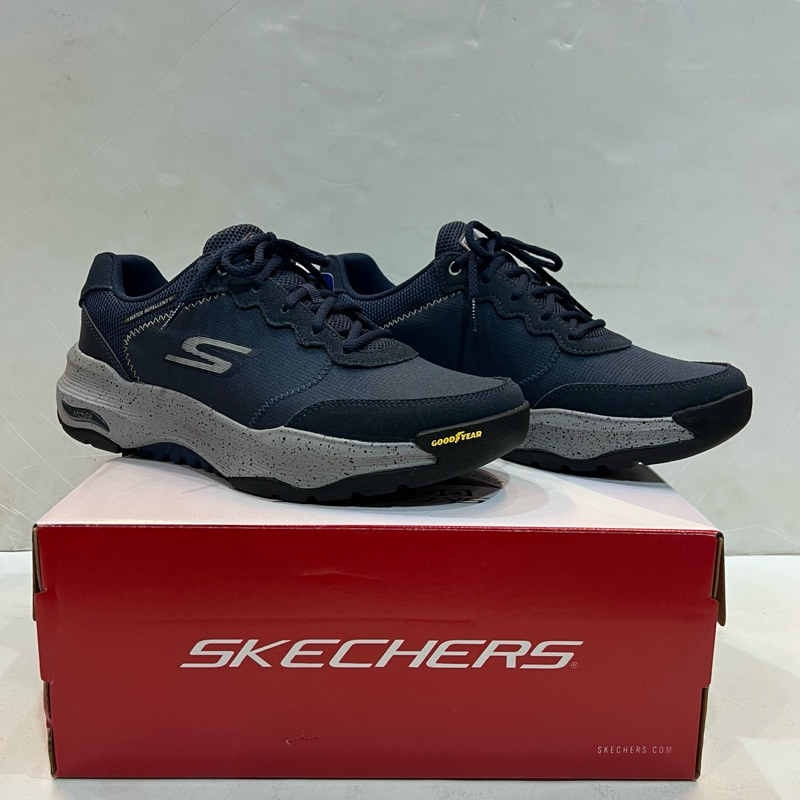 ＊dodo_sport＊SKECHERS GO WALK ARCH FIT 戶外男士運動鞋 -216463 NVY