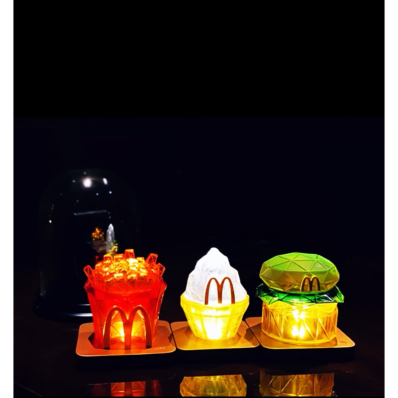🔸MXS🔸海外限定版🔸麥當勞 30週年小夜燈 檯燈（漢堡、霜淇淋、薯條）