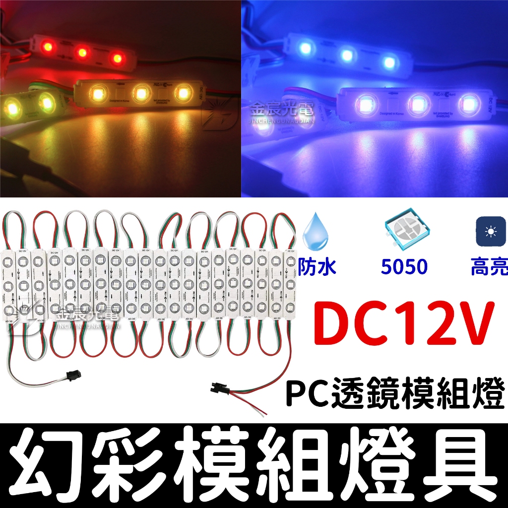 【金宸光電】一排20個 WS2811 幻彩 幻彩模組 12V LED 跑馬燈 靈獅 孝獅 獅子頭 米塔燈 廣告燈 流水