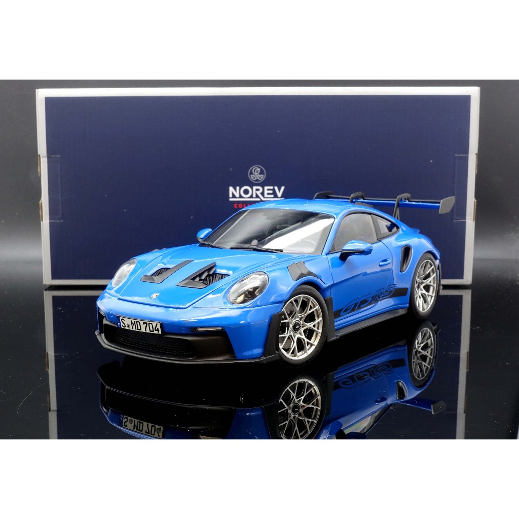 【MASH】現貨特價 Norev 1/18 Porsche 911 (992) GT3 2022 藍
