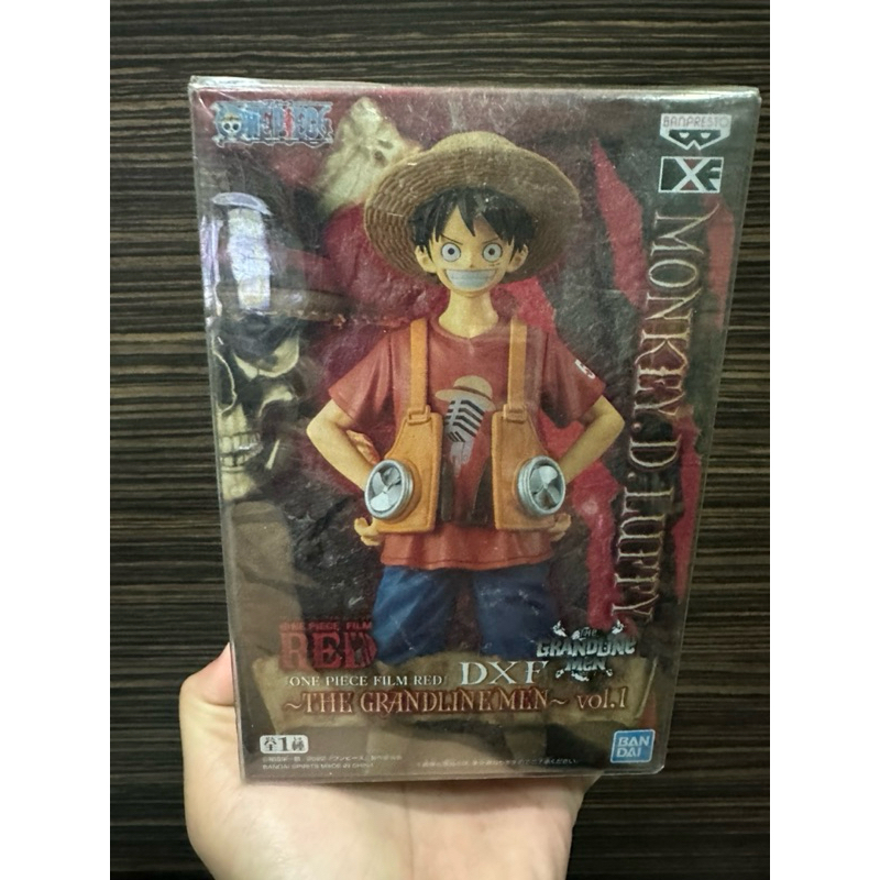 日本正版 魯夫 RED 劇場版 紅髮歌姬 DXF MEN Vol.1海賊王 航海王 金證 公仔 景品