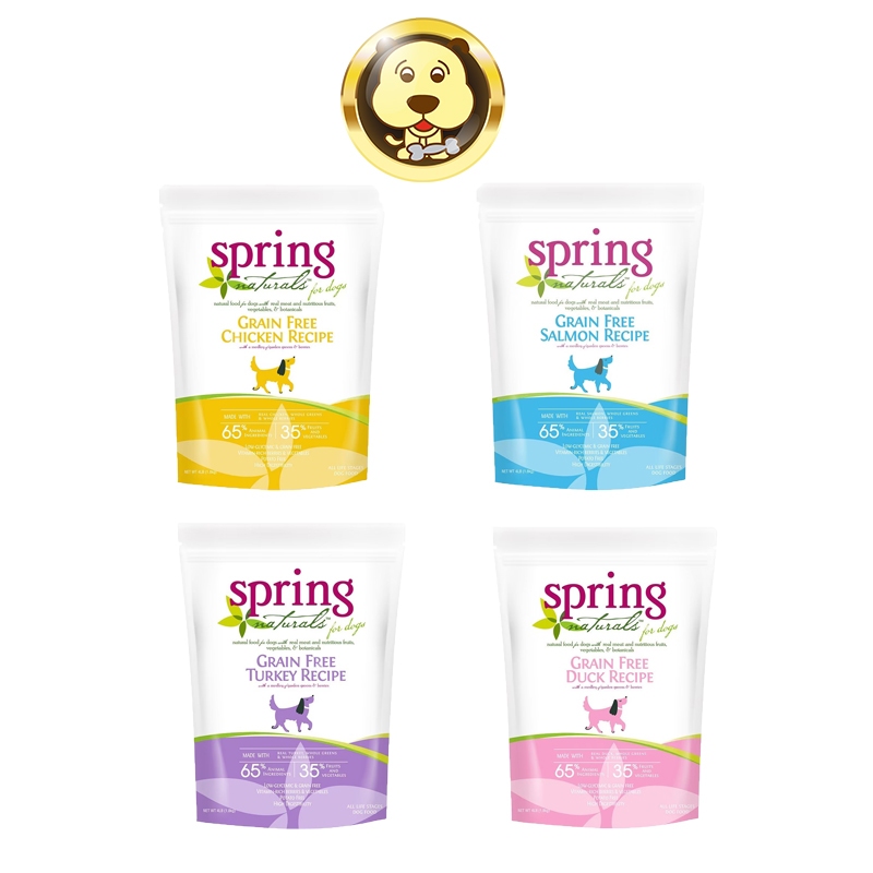 《spring naturals》曙光 Spring 滋養無榖系列犬糧 4LB 20LB 天然營養 狗主食【培菓寵物】