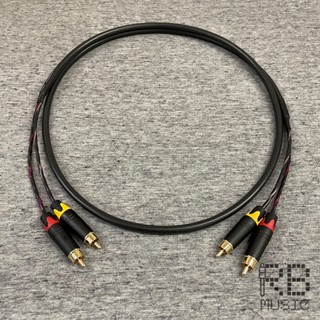 【RB MUSIC】Canare MR202-2AT 雙併線 RCA to RCA 訊號線 手工 導線 DJ線