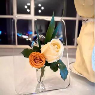 壓克力相框花器 透明花器 創意花瓶 北歐風花器 壓克力相框花瓶 透明花瓶花器 水養花器 室內植栽小盆栽 壓克力加厚花盆