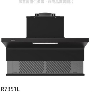 櫻花【R7351L】80公分近吸式全隱藏式升降款排油煙機(全省安裝)(送5%購物金)