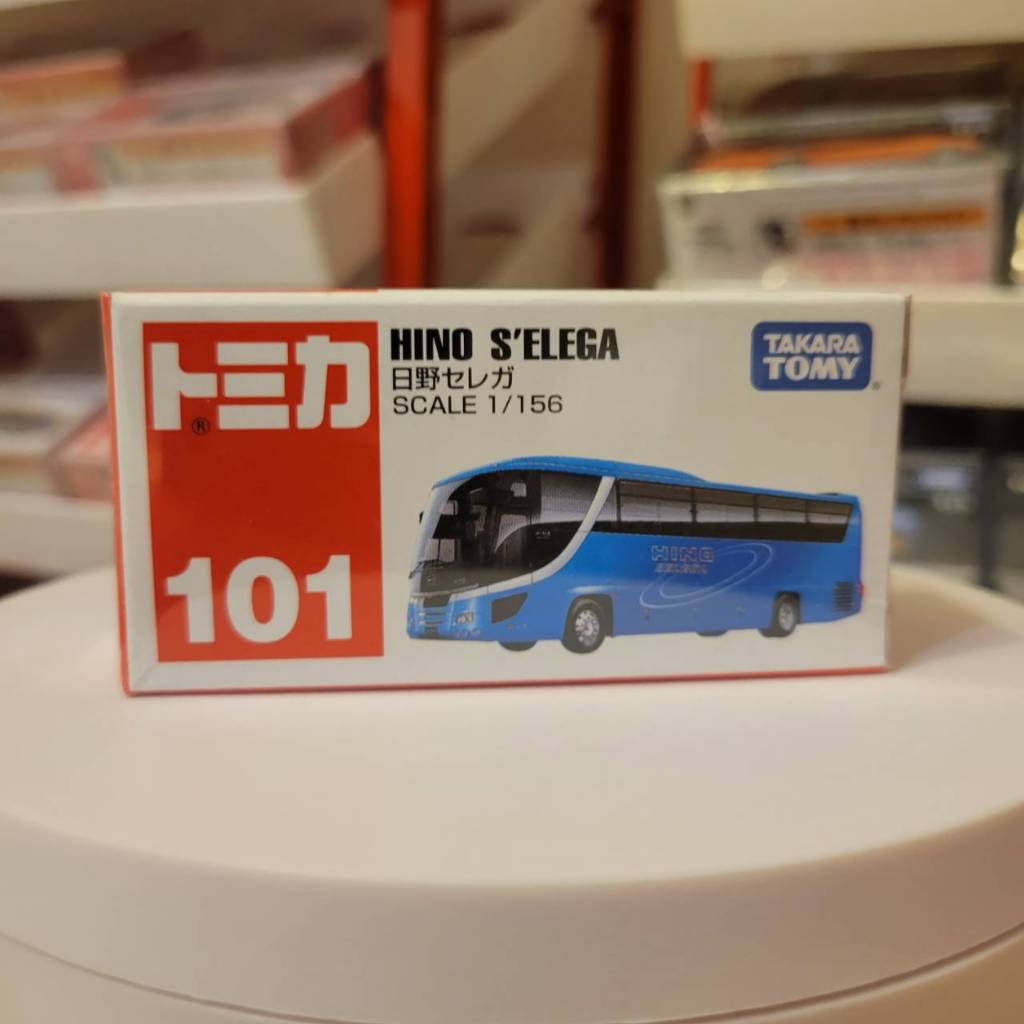 Tomica No.101 HINO S'ELEGA 日野巴士♪全新♪日貨♪未拆封♪附膠盒