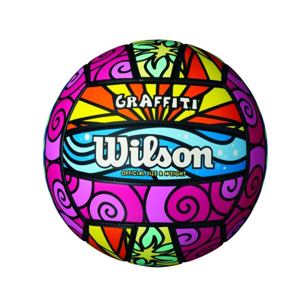 【線上體育】WILSON 沙灘排球 塗鴉 海洋款 #5