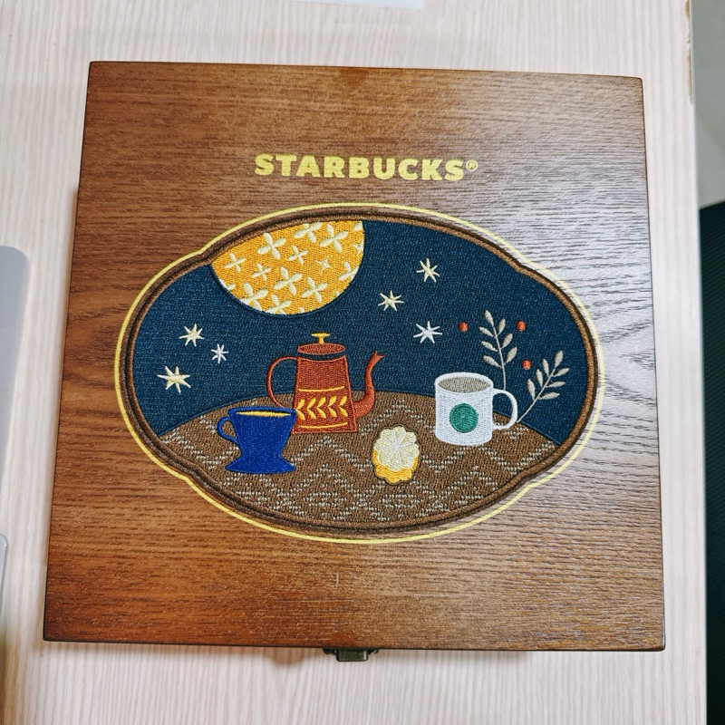 星巴克 Starbucks 台灣 中秋限定禮盒（僅木頭外盒）